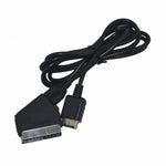 1.8m ソニー PS2/PS3 RGB SCART ケーブル TV AV リード 交換接続ケーブル PAL/NTSC コンソール用、PS2 / PS3 用