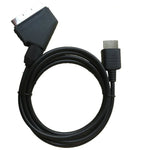1.8m ソニー PS2/PS3 RGB SCART ケーブル TV AV リード 交換接続ケーブル PAL/NTSC コンソール用、PS2 / PS3 用
