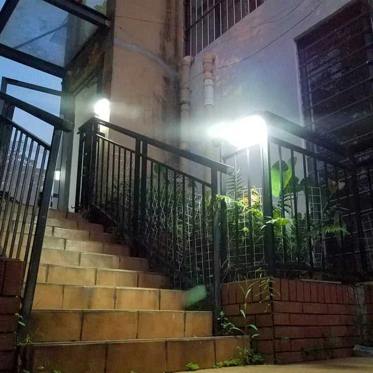 2.5W 50LED ソーラー景観ライト 屋外中庭ライト制御＋レーダー感知壁掛けランプ