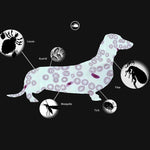 ペット用ノミ＆シラミ防止首輪ペット用体外虫よけリング、小型犬/38cm、大型犬/70cm
