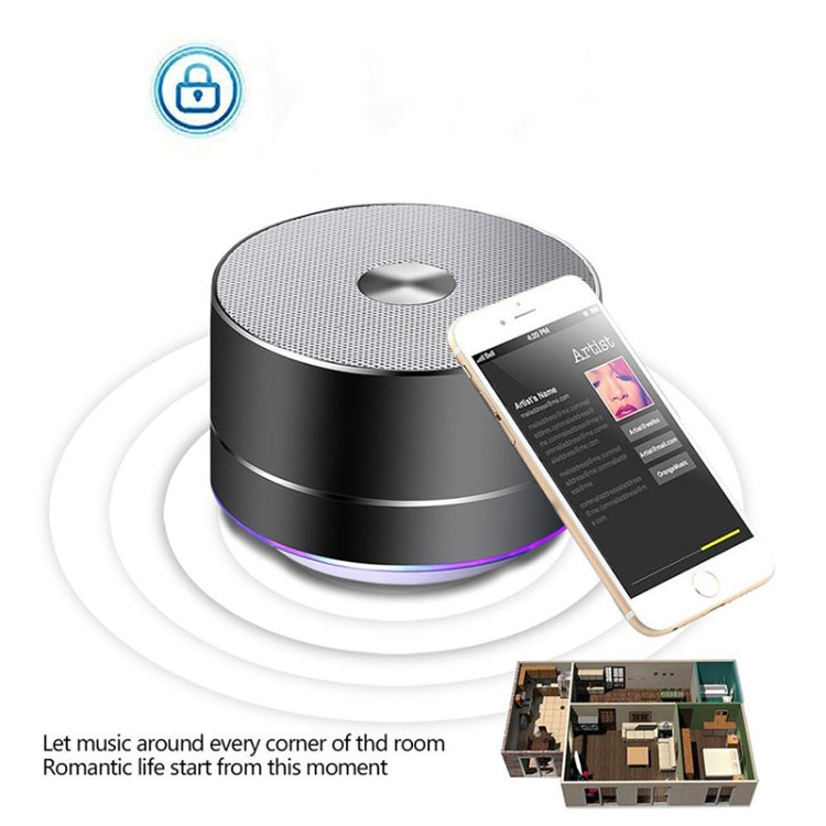 LENRUE ポータブルワイヤレスBluetoothスピーカーステレオLEDスピーカー内蔵マイクMP3ミニサブウーファースマートコラムラウドスピーカー、TBD049445801A、TBD049445801B、TBD049445801C、TBD049445801D