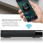 TOPROAD 高出力10WハイファイポータブルワイヤレスBluetoothスピーカーステレオサウンドバー TF FM USBサブウーファーカラム コンピューターTV電話用