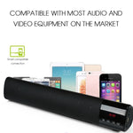 TOPROAD 高出力10WハイファイポータブルワイヤレスBluetoothスピーカーステレオサウンドバー TF FM USBサブウーファーカラム コンピューターTV電話用