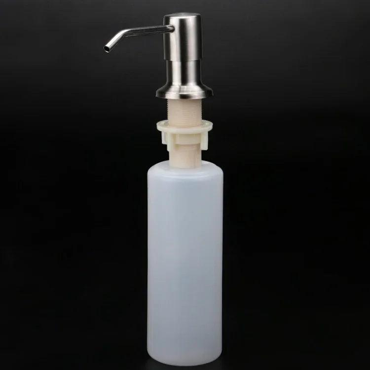 304ステンレス製ソープディスペンサー キッチンシンク用洗剤ソープボトル