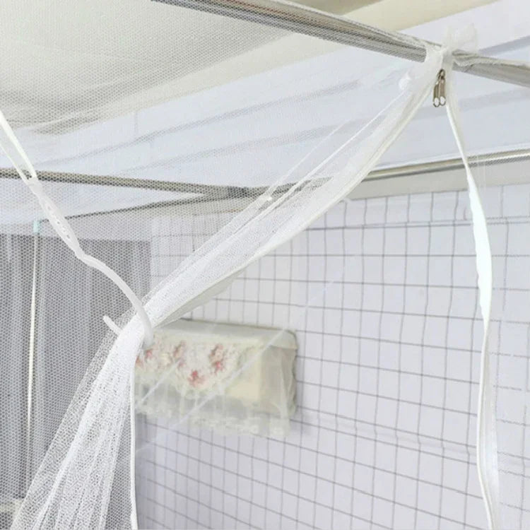 学生寮上段用 防塵トップサイドシングルドア蚊帳 無料設置、90x190x150 cm（スタンドなし）、90x190x150 cm（スタンド付き）