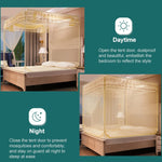 家庭用無料設置 厚手暗号化防塵蚊帳、120x200 cm 全底、150x200 cm 全底、180x200 cm 全底、180x220 cm 全底、200x220 cm 全底、120x200 cm ベッド背面、150x200 cm ベッド背面、180x200 cm ベッド背面