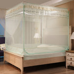 家庭用無料設置 厚手暗号化防塵蚊帳、120x200 cm 全底、150x200 cm 全底、180x200 cm 全底、180x220 cm 全底、200x220 cm 全底、120x200 cm ベッド背面、150x200 cm ベッド背面、180x200 cm ベッド背面