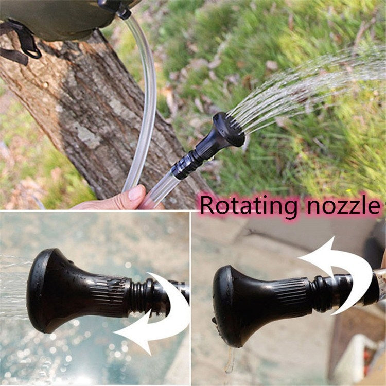 アウトドア入浴バッグ 自動車キャンプ用ソーラー温水ボトル 20L貯水バッグ
