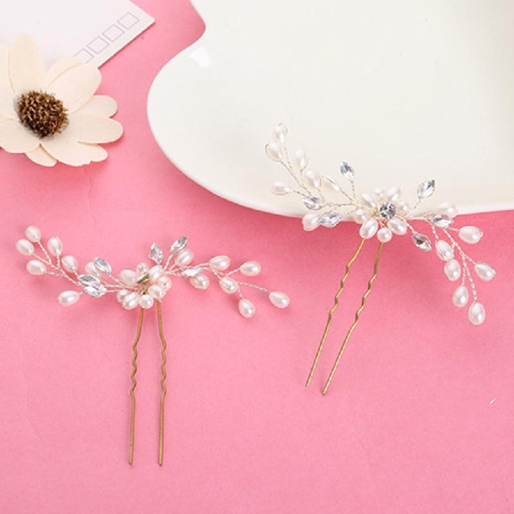 2個セット祭り・結婚式用ヘアアクセサリー 花嫁用ヘアスティック 花柄かんざし 美しいヘッドドレス 編み込みヘアクリップ 蔓アクセサリー