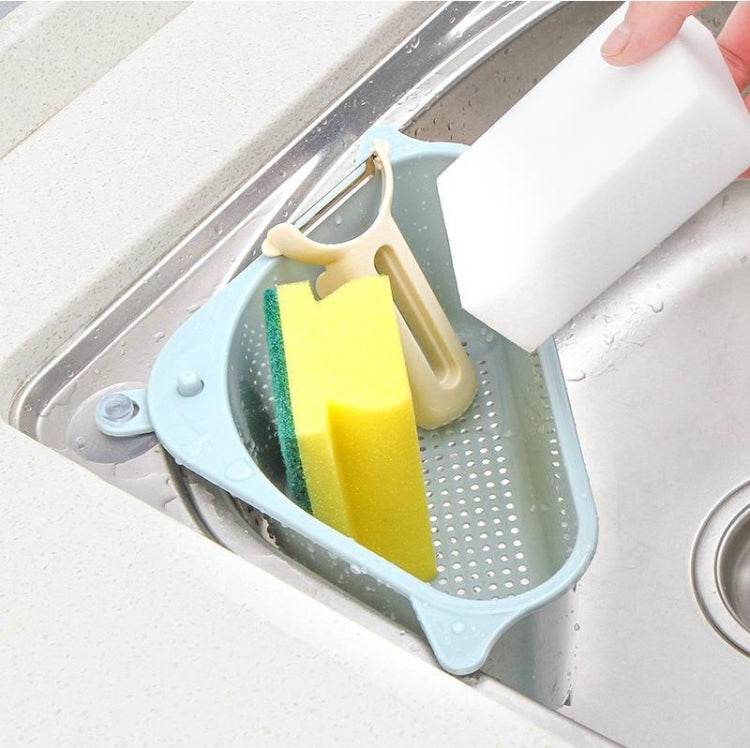 キッチン野菜ラック家庭用シンク排水ラック三角収納ハンガーフリーパンチトレイ吊りバスケット