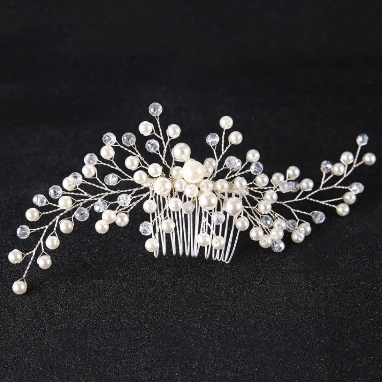 Bridal Hair Ornaments Fashion Hairwear Wedding Hair Accessories Comb for Hair Women Girl Headpiece Headdress Head Decoration Pin