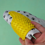 ペット用グローブバスブラシ 犬用マッサージブラシ ペットバスグルーミング用品、グローブマッサージブラシ