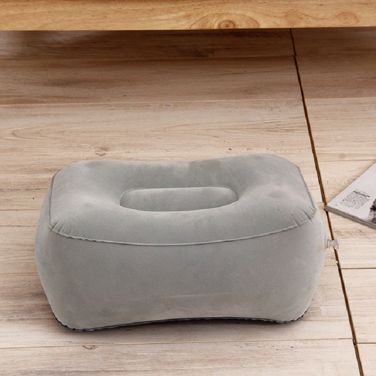 旅行用ポータブル膨らませるフットレストピローマットパッド、16x9cm、38x29cm