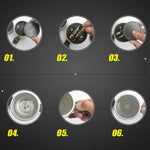 400ml Mugs Automatic Electric Self Stirring Mug Cup Coffee Milk Mixing Mug Smart Stainless Steel Juice Mix Cup Drinkware