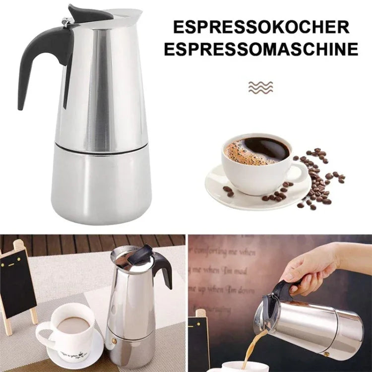 ステンレス製モカコーヒーメーカーポットフィルター