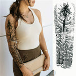 Large Arm Sleeve Waterproof Temporary Tattoo Sticker