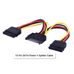 2.5インチから3.5インチ外付けHDD SSDメタルマウンティングキットアダプターブラケット SATAデータ電源ケーブルとネジ付き