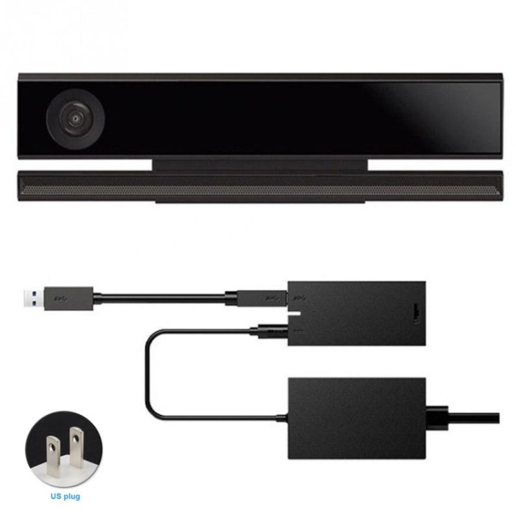 Kinect 2.0 センサー USB 3.0 アダプター Xbox One S Xbox One X Windows PC用, 米国, 欧州, 米国から英国プラグへ
