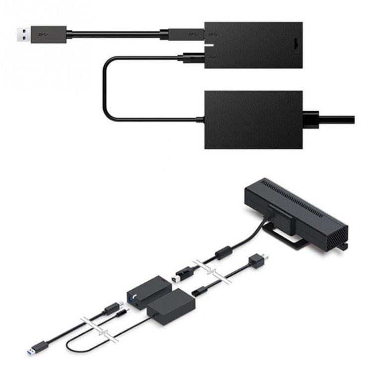 Kinect 2.0 センサー USB 3.0 アダプター Xbox One S Xbox One X Windows PC用, 米国, 欧州, 米国から英国プラグへ