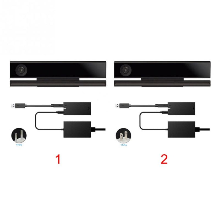 Kinect 2.0 センサー USB 3.0 アダプター Xbox One S Xbox One X Windows PC用, 米国, 欧州, 米国から英国プラグへ