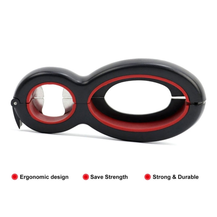 2個セット 6in1 多機能ツイストボトルオープナー オールインワンジャーグリッパー ワインビール蓋ツイストオフジャーオープナークロー、ボトルオープナー