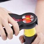 2個セット 6in1 多機能ツイストボトルオープナー オールインワンジャーグリッパー ワインビール蓋ツイストオフジャーオープナークロー、ボトルオープナー