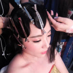 10個セットステンレス製ヘアクリップ ヘアダックビルクリップ ヘアクリップ 金属製 大型単穴鉄クリップ