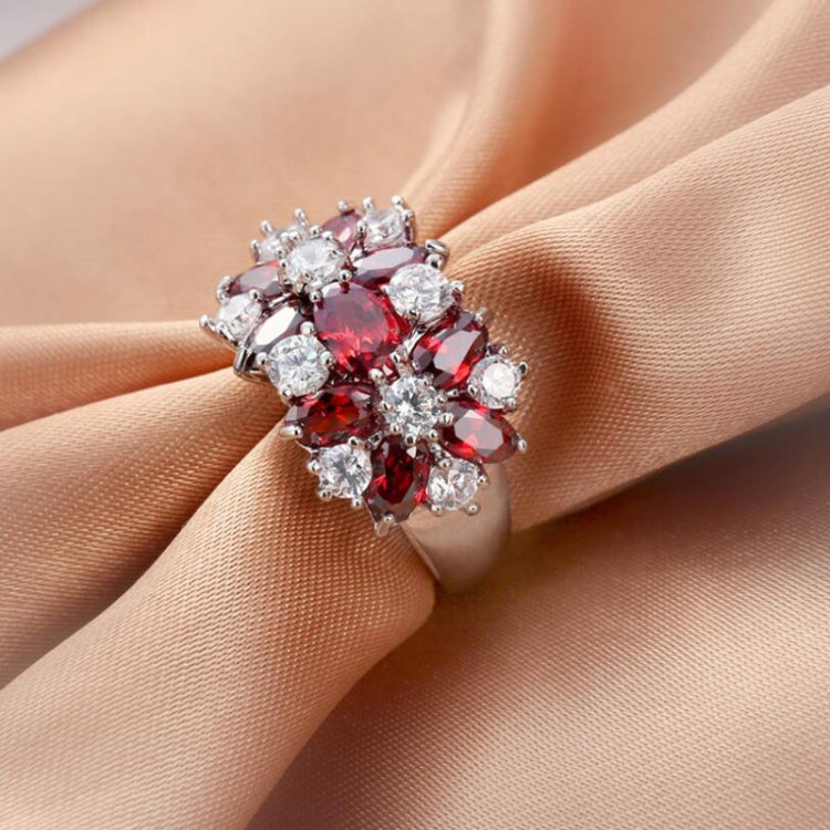 925スターリングシルバー キラキラ リング 女の子用 クリスタル 婚約ジュエリー, 6