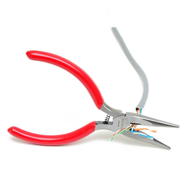 BAKU BK-071 手動プライヤー 針先平プライヤー ロングノーズプライヤー 家庭用手動修理工具、BK-071