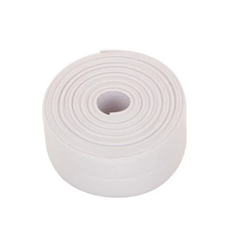 耐久性PVC素材 防水防カビ接着テープ キッチン浴室壁シーリングテープ、3.8cm x 3.2m、2.2cm x 3.2m