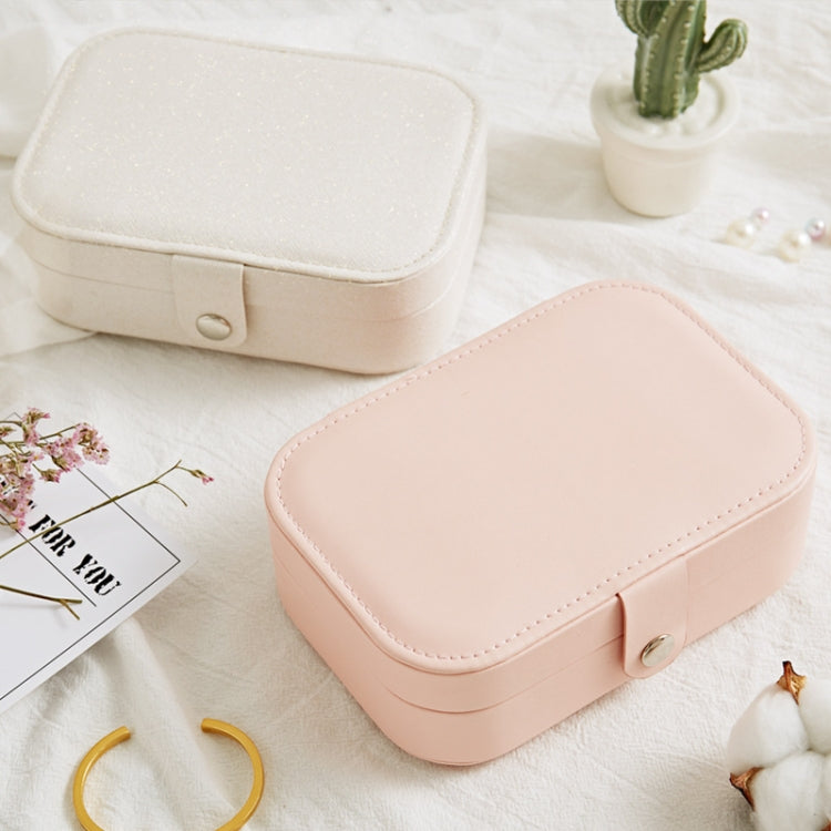 シンプルガールイヤリングリングプレート ジュエリーボックス 携帯用レザー多機能ジュエリー収納ボックス