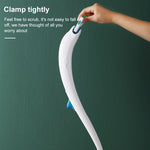 Disposable Toilet Brush Household Toilet Brush with Detergent, Splicing, Dolphin, Replacement Core