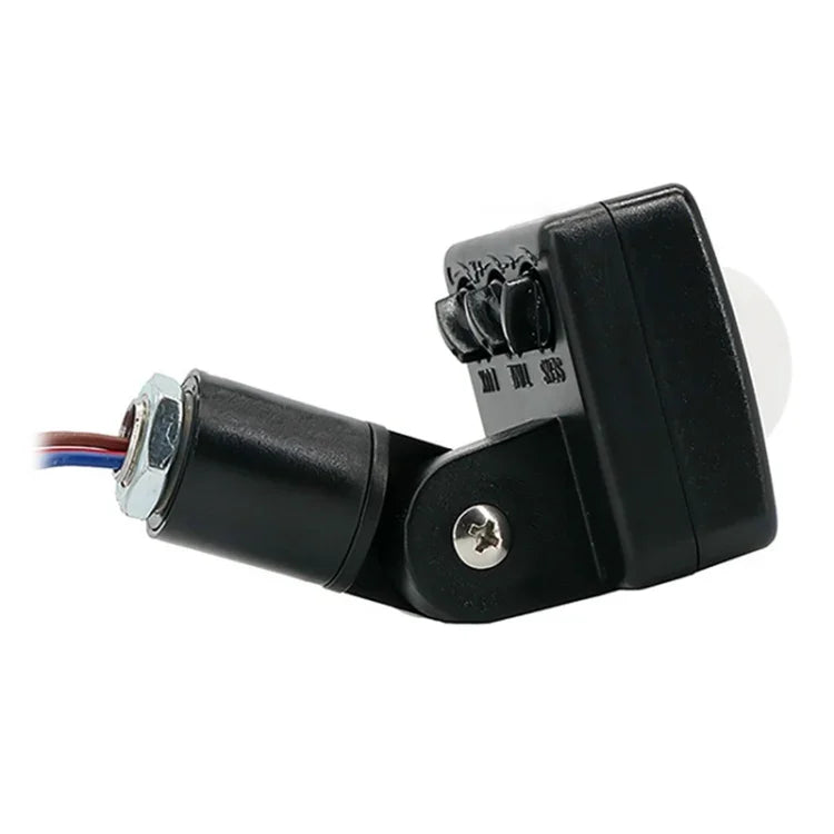 自動セキュリティPIR赤外線モーションセンサー検出器壁掛けスポットライトスイッチ、10mm、12mm