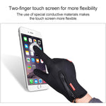 サイクリンググローブフルフィンガーネオプレンPU通気性レザー暖かい冬用屋外スポーツグローブ、L、XL、M