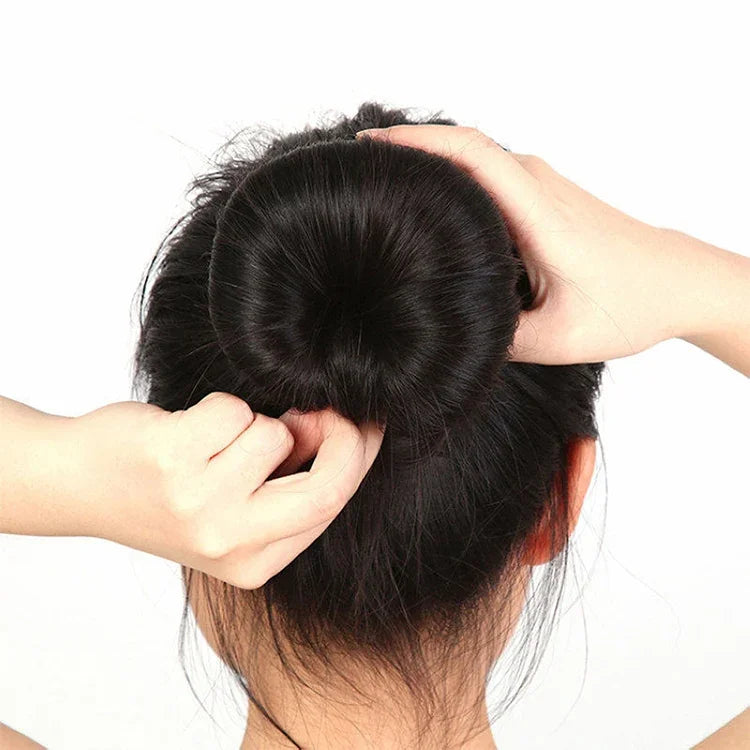3個入り エレガントな女性用ドーナツヘアリング
