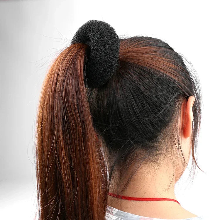3個入り エレガントな女性用ドーナツヘアリング