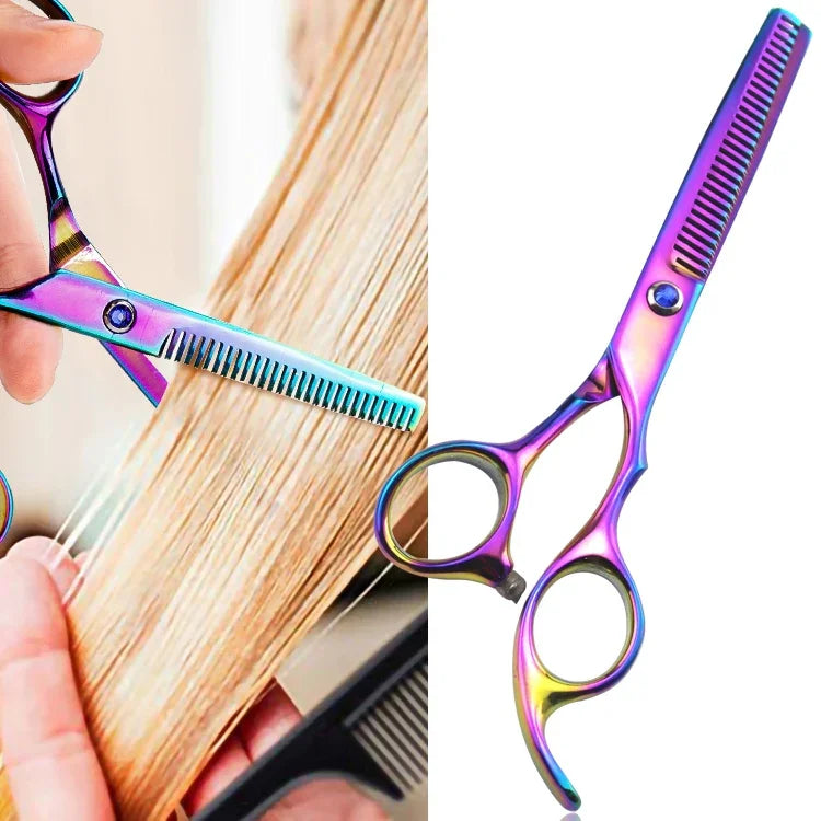 プロ用ヘアカットはさみ 美容師用スキはさみ バーバー用