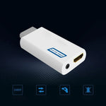 Nintendo Wii 簡単接続プラグアンドプレイ WiiからHDMI 1080p変換アダプター Wii2hdmi 3.5mmオーディオボックス Wiiリンク、HDMI 1080p変換アダプター