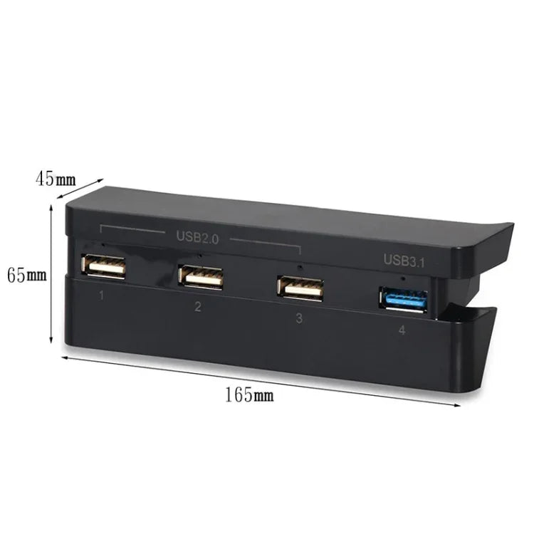 2個セット PS4 Slim 延長 USB アダプター アクセサリー Play Station 4 Slim コンソール USB HUB 3.0 高速, PS4 Slim用
