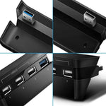 2個セット PS4 Slim 延長 USB アダプター アクセサリー Play Station 4 Slim コンソール USB HUB 3.0 高速, PS4 Slim用