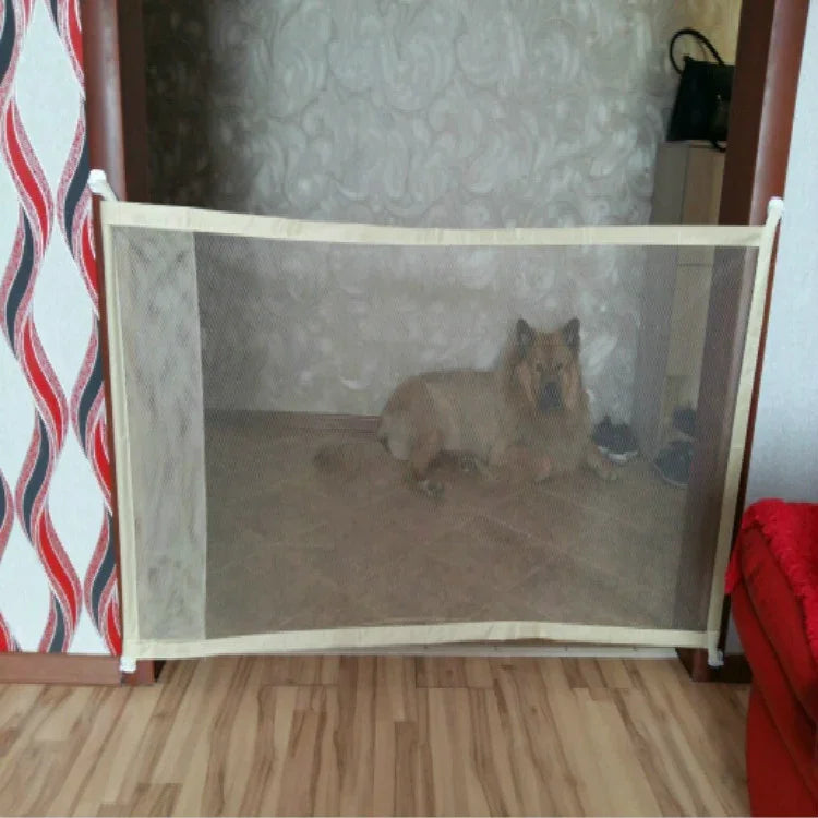 犬用ペットフェンス 携帯用折りたたみ式安全保護ドア マジックゲート 犬猫ペット用, 180cm x72cm, 110cm x72cm