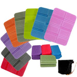 XPE Folder Camping Mat Folding Portable Small Cushion Moisture-Proof Waterproof Prevent Dirty Picnic Mat  Beach Pad, 38.5x27.5cm Blue, 38.5x27.5cm Fruit Green, 38.5x27.5cm Orange