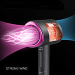 Mingge T1 Tスタイル 1800W 高出力 冷温風 速乾 折りたたみヘアドライヤー、EUプラグ、USプラグ、UKプラグ