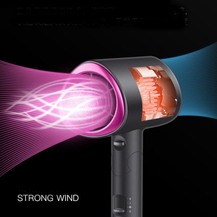 Mingge T1 Tスタイル 1800W 高出力 冷温風 速乾 折りたたみヘアドライヤー、EUプラグ、USプラグ、UKプラグ