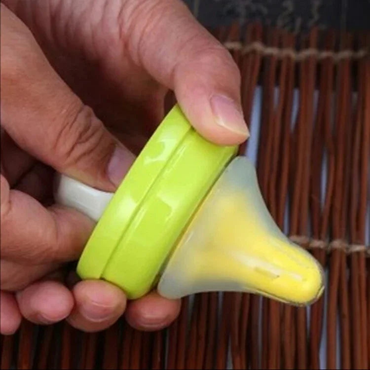 5個セット 360度回転スポンジ黄色 ベビー乳首ブラシ 赤ちゃん用乳首清掃 授乳ボトルブラシ 乳児おしゃぶりクリーナー、ボトルブラシ