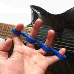 ギター指拡張器 指力強化器 ピアノ指間隔練習用指スリーブ、中サイズ、大サイズ