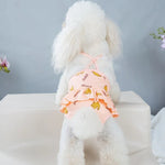 バナナ柄犬用生理パンツ 快適で通気性のあるストラップ付きペット生理パンツ、S、M、L、XL