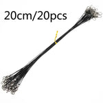 20個セットルヤ前線ワイヤーピン付きワイヤー噛み防止ワイヤー、20CM、25CM、30CM、15CM