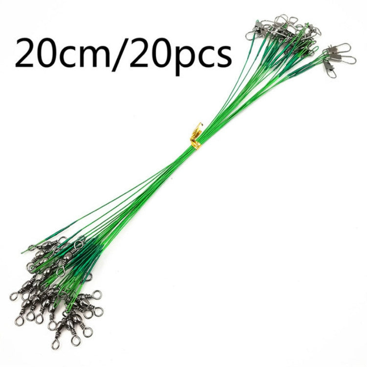20個セットルヤ前線ワイヤーピン付きワイヤー噛み防止ワイヤー、20CM、25CM、30CM、15CM