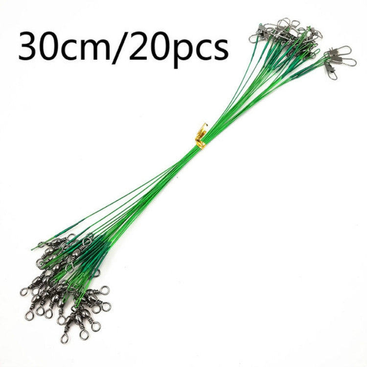 20個セットルヤ前線ワイヤーピン付きワイヤー噛み防止ワイヤー、20CM、25CM、30CM、15CM